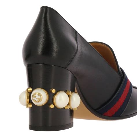 gucci slip on high heel shoes for women|Gucci heels discount.